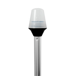 Attwood Frosted Globe All-Around Pole Light 