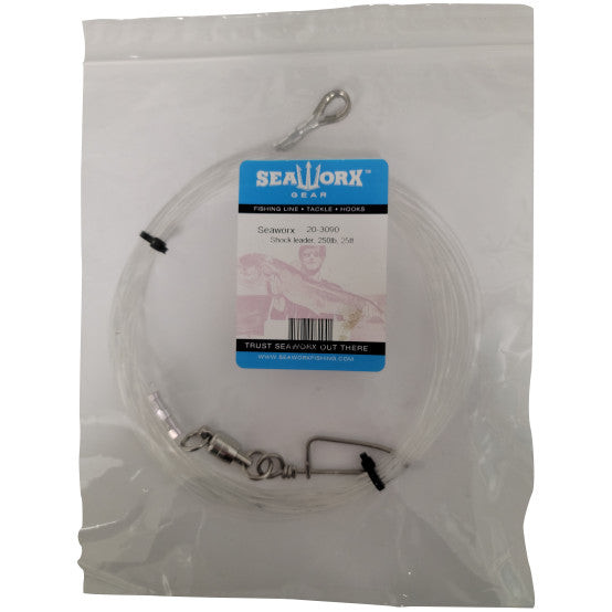 Seaworx Shock Leader, 250lb, 25ft