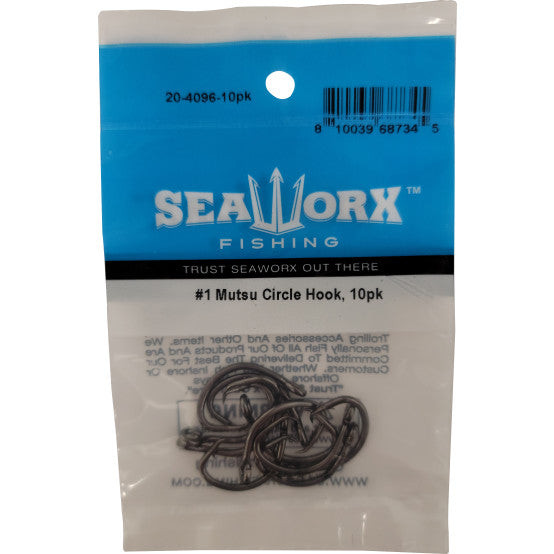 Seaworx Mutsu Circle Hook - 10 Pack