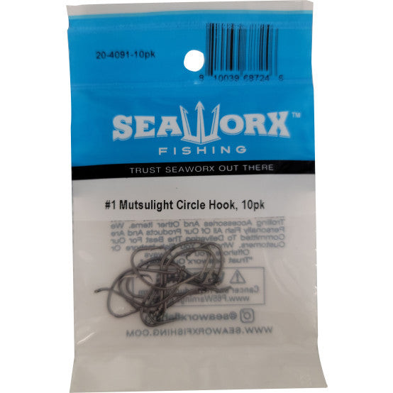 Seaworx Mutsulight Circle Hook - 10 Pack